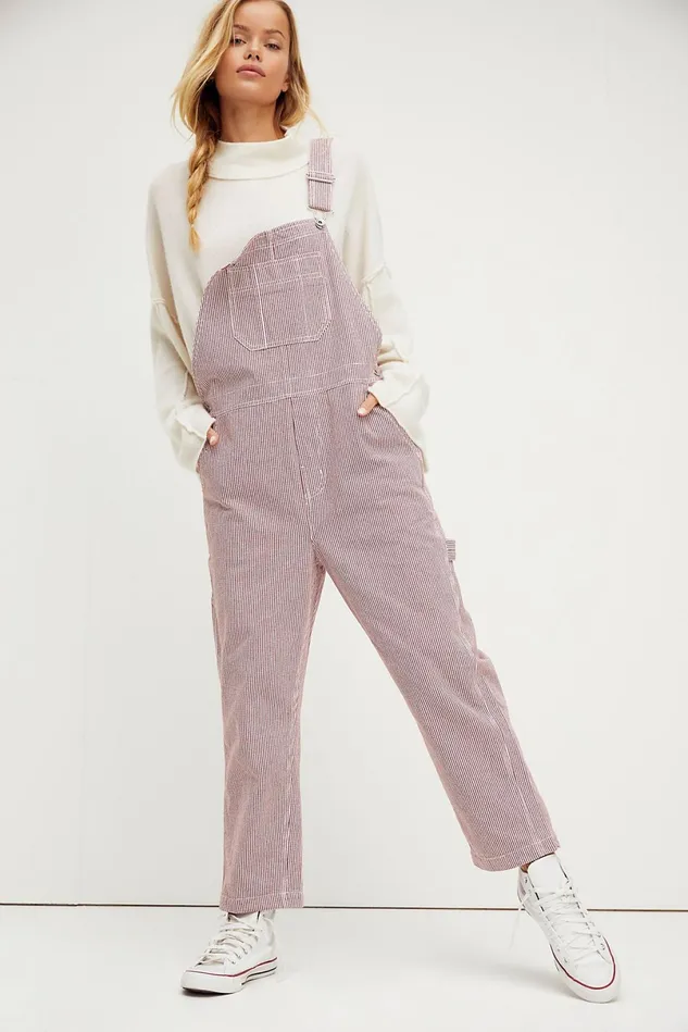 Women Overalls Free People Christina Overalls Cowhide