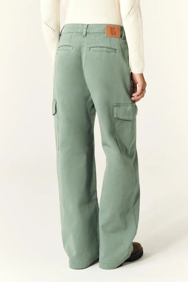 Women Pants and Jeans Baandsh Cargo Pants Corlou Green