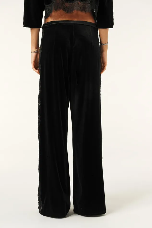 Women Pants and Jeans Baandsh WideLeg Pants Vivy Black