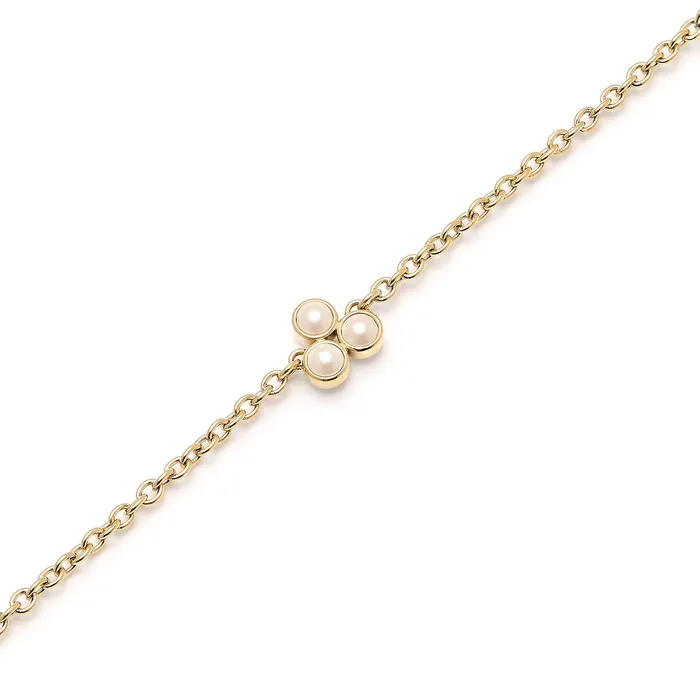 Women Pearl Cluster Gold Bracelet Bracelets Olivia Burton