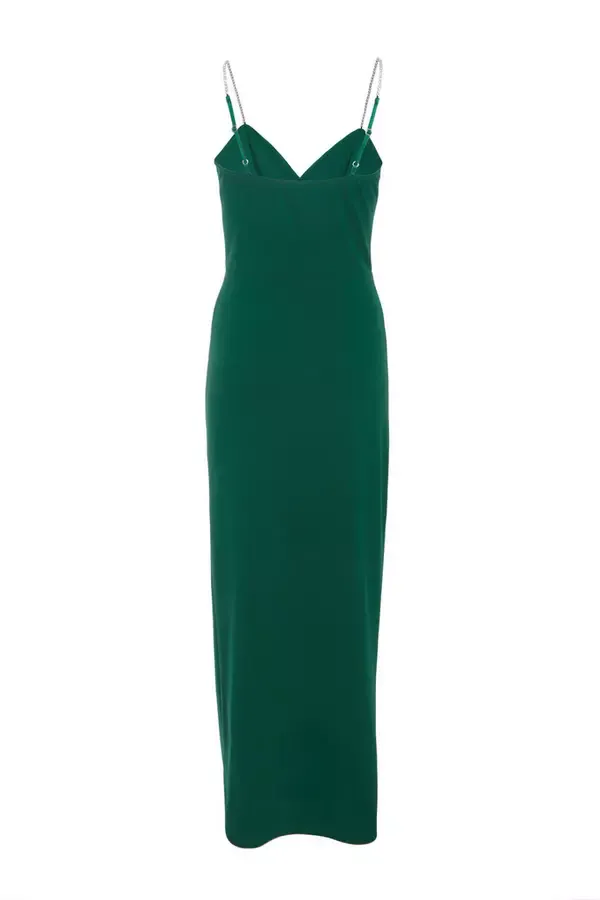 Women Petite Bottle Green Ruched Maxi Dress Quiz Clothing Dresses