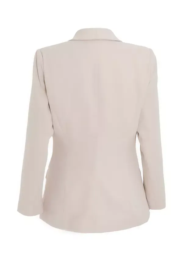 Women Petite Stone Tailored Blazer Quiz Clothing Blazers