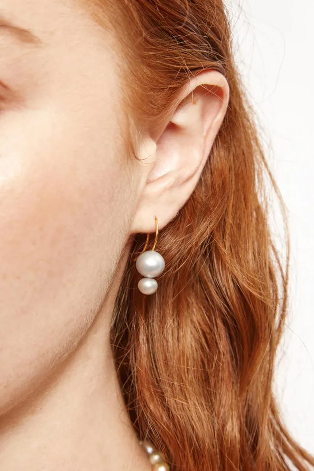 Women Phoebe Drop Earrings Grey Pearl Chan Luu Earrings