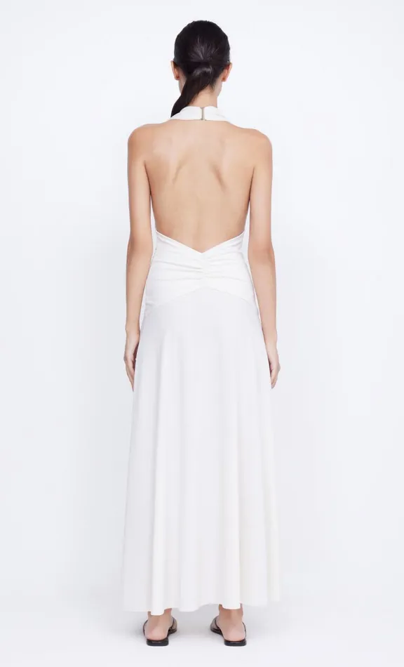 Women Prom Dresses Bec Bridge BLANCHE HALTER MAXI DRESS 8211 IVORY