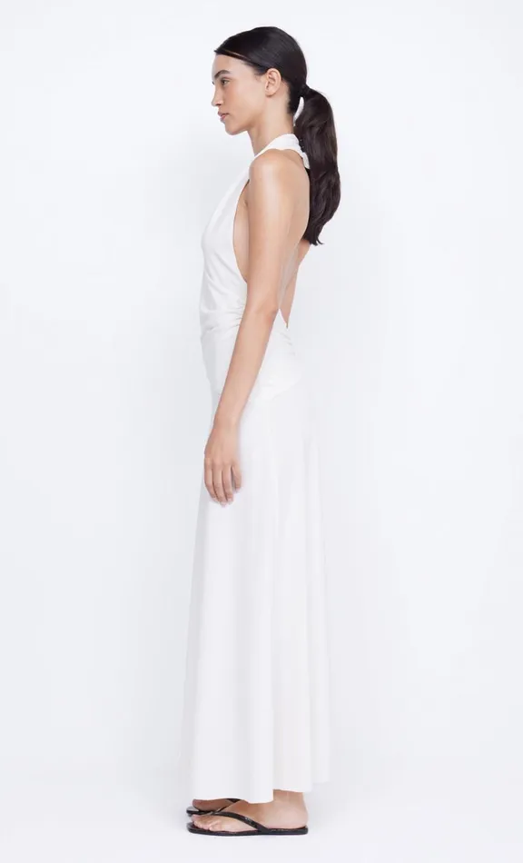Women Prom Dresses Bec Bridge BLANCHE HALTER MAXI DRESS 8211 IVORY