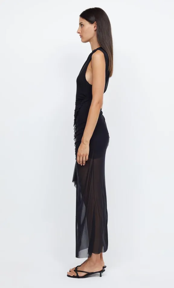 Women Prom Dresses Bec Bridge JULIEN ASYM MAXI DRESS 8211 BLACK
