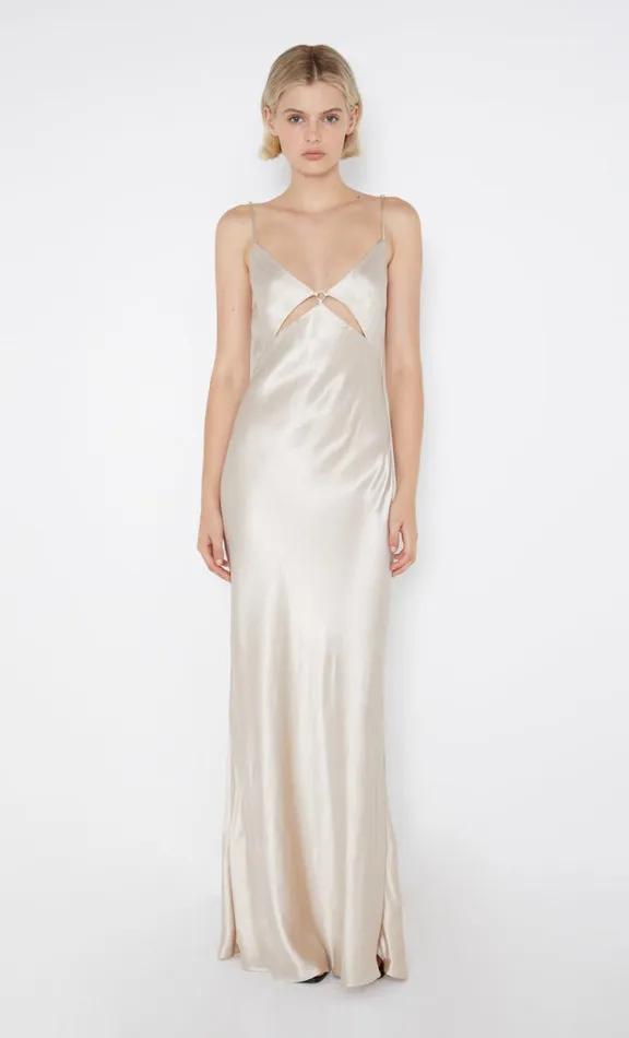 Women Prom Dresses Bec Bridge MARGAUX MAXI DRESS 8211 SAND