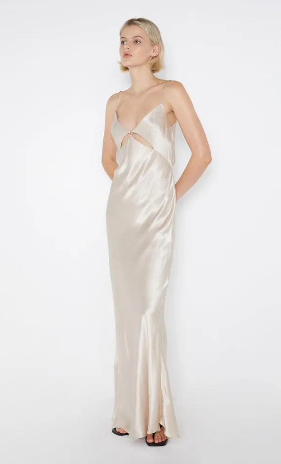 Women Prom Dresses Bec Bridge MARGAUX MAXI DRESS 8211 SAND