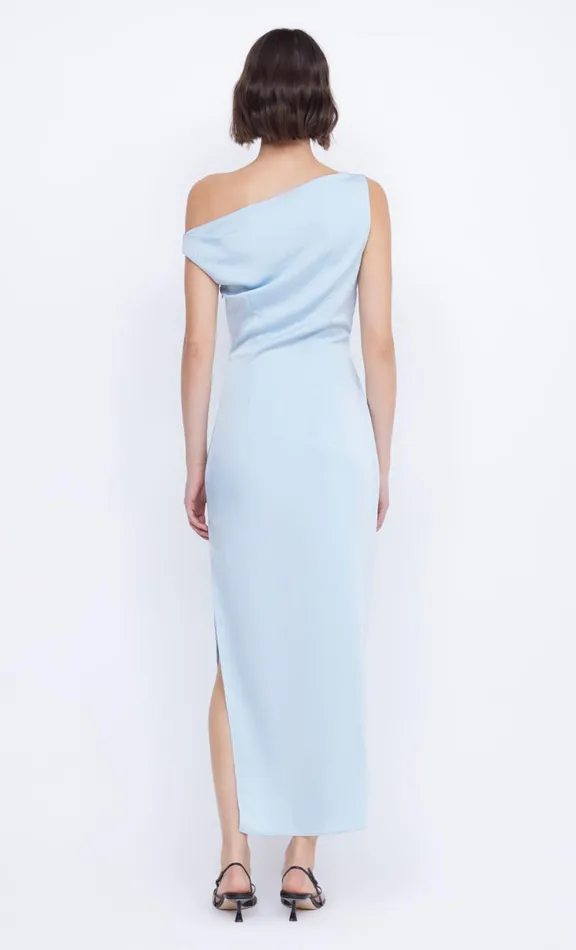 Women Prom Dresses Bec Bridge ROCHELLE ASYM MIDI DRESS 8211 DOLPHIN BLUE