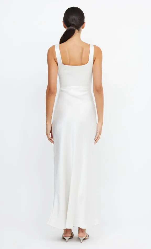 Women Prom Dresses Bec Bridge THE DREAMER SQUARE NECK DRESS 8211 IVORY