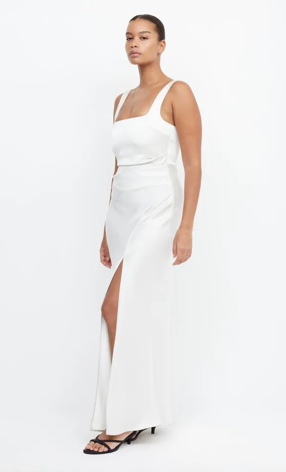 Women Prom Dresses Bec Bridge THE DREAMER SQUARE NECK DRESS 8211 IVORY