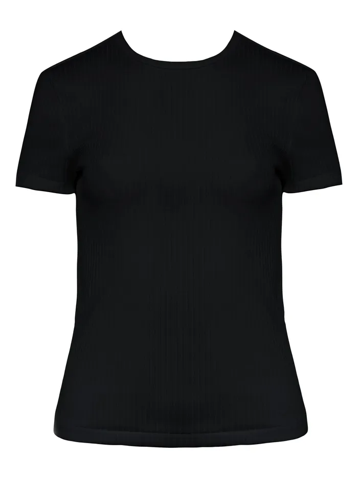 Women REDONE 8211 60s Short Sleeve Tee in Black Tops The UNDONE