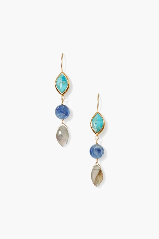 Women Sabine Earrings Turquoise Mix Chan Luu Earrings