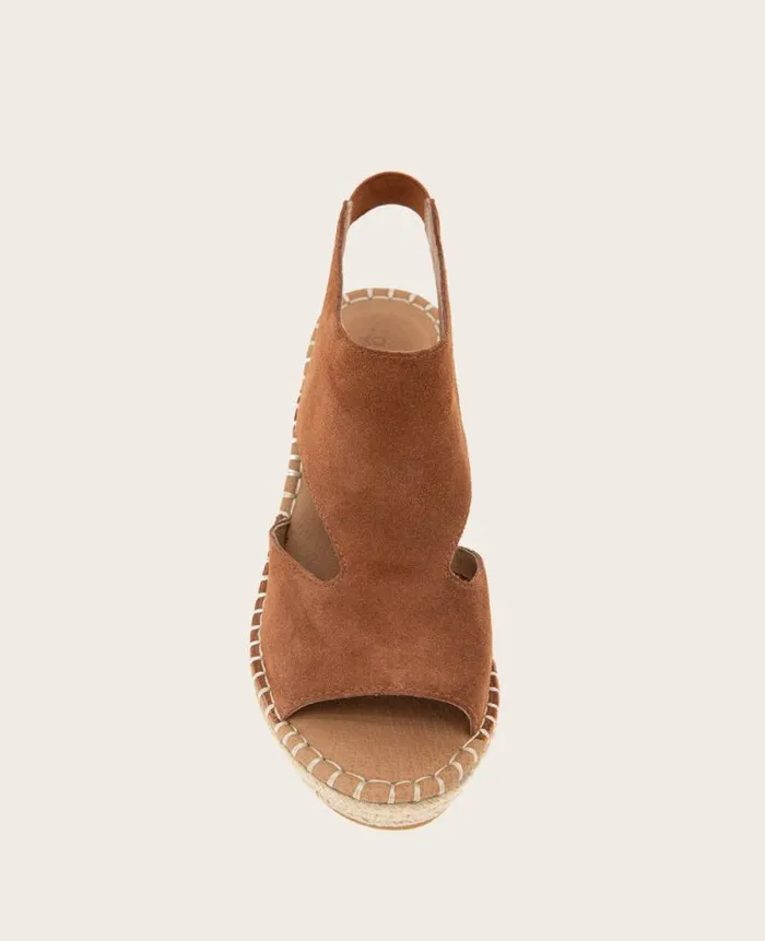 Women Sandals and Wedges Kenneth Cole GENTLE SOULS Cody Suede Espadrille Wedge Luggage Women Sandals and Wedges Kenneth Cole GENTLE SOULS Cody Suede Espadrille Wedge Luggage