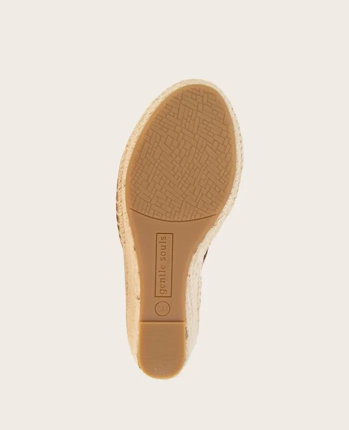Women Sandals and Wedges Kenneth Cole GENTLE SOULS Cody Suede Espadrille Wedge Luggage Women Sandals and Wedges Kenneth Cole GENTLE SOULS Cody Suede Espadrille Wedge Luggage
