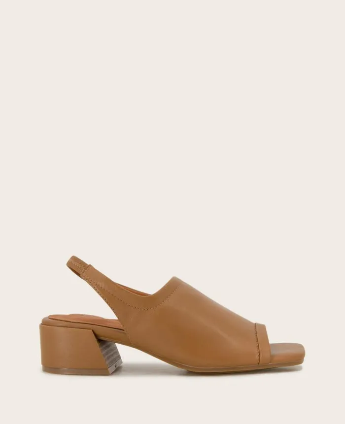 Women Sandals and Wedges Kenneth Cole GENTLE SOULS Penny Block Heel Slingback Sandal Camel Women Sandals and Wedges Kenneth Cole GENTLE SOULS Penny Block Heel Slingback Sandal Camel