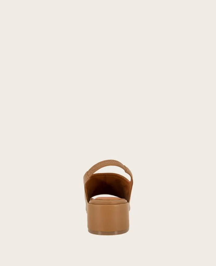 Women Sandals and Wedges Kenneth Cole GENTLE SOULS Penny Block Heel Slingback Sandal Camel Women Sandals and Wedges Kenneth Cole GENTLE SOULS Penny Block Heel Slingback Sandal Camel