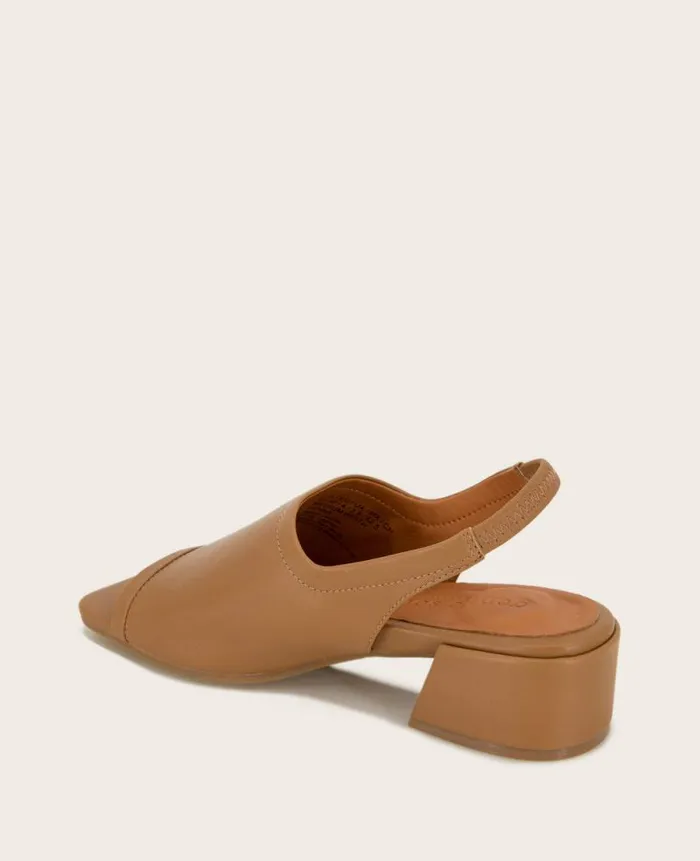 Women Sandals and Wedges Kenneth Cole GENTLE SOULS Penny Block Heel Slingback Sandal Camel Women Sandals and Wedges Kenneth Cole GENTLE SOULS Penny Block Heel Slingback Sandal Camel