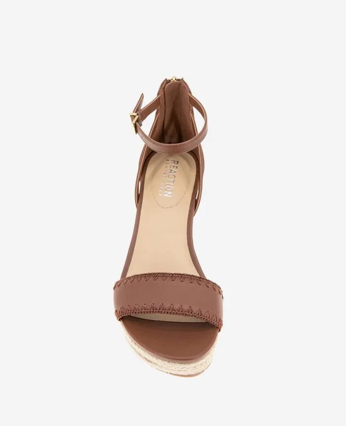 Women Sandals and Wedges Kenneth Cole REACTION 8211 The Colton Espadrille Wedge Sandal Luggage Women Sandals and Wedges Kenneth Cole REACTION 8211 The Colton Espadrille Wedge Sandal Luggage