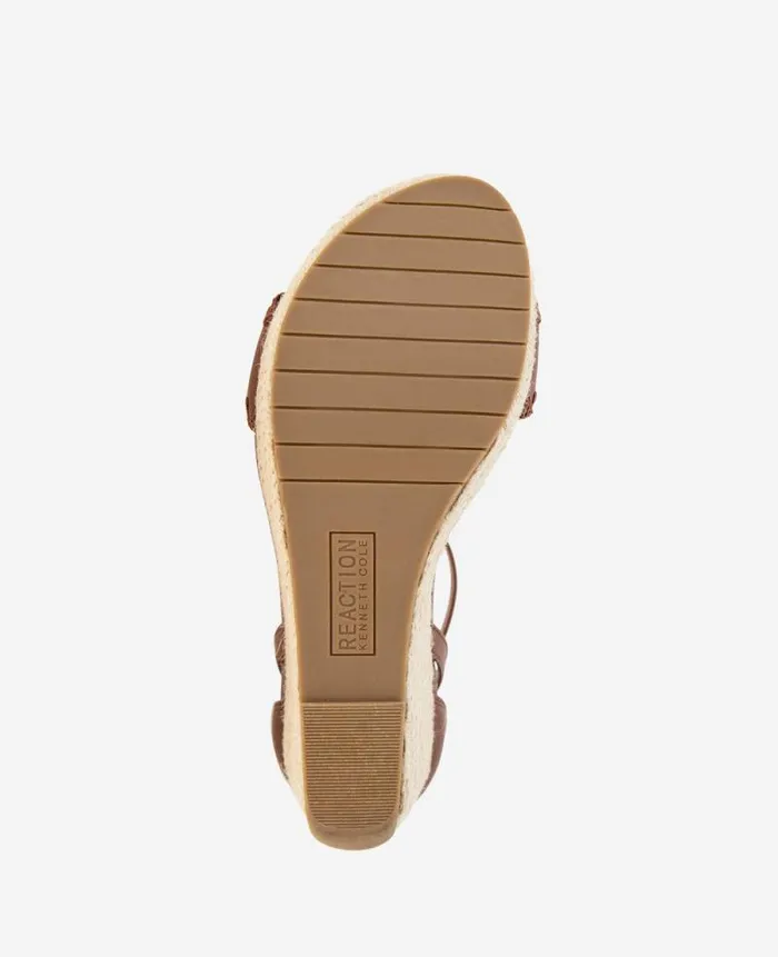 Women Sandals and Wedges Kenneth Cole REACTION 8211 The Colton Espadrille Wedge Sandal Luggage Women Sandals and Wedges Kenneth Cole REACTION 8211 The Colton Espadrille Wedge Sandal Luggage