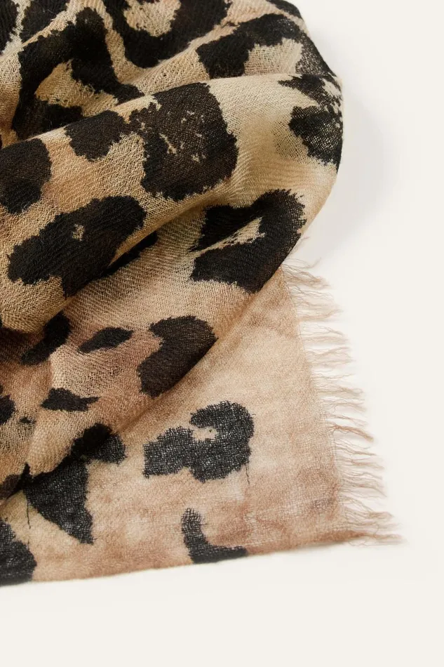 Women Scarves and Beanies Baandsh Wool Scarf Selene Printed