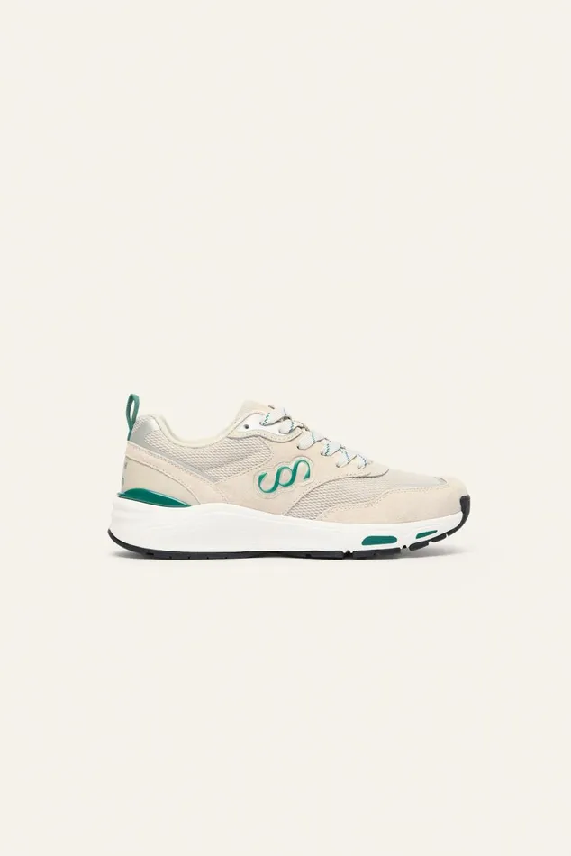 Women Shoes Baandsh LaceUp Sneakers Saba Green