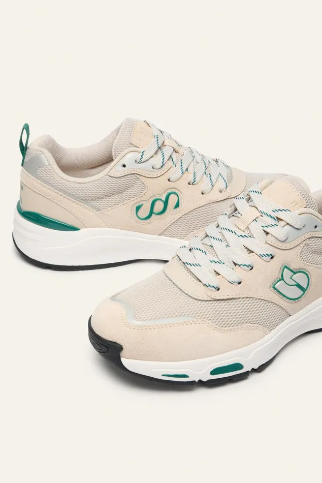 Women Shoes Baandsh LaceUp Sneakers Saba Green