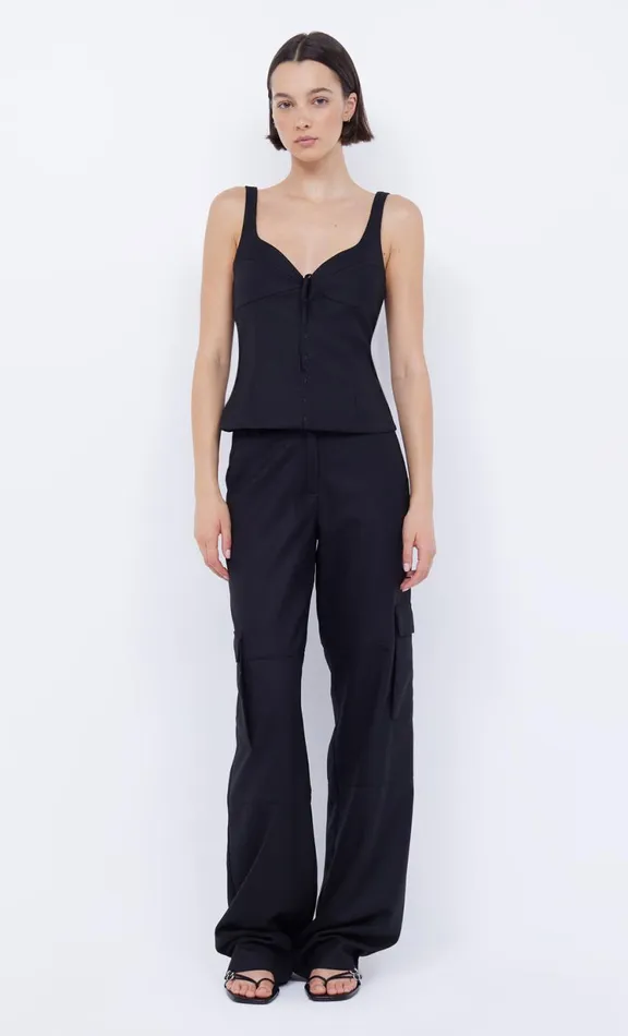 Women Shorts Pants Bec Bridge NEVADA POCKET PANT 8211 BLACK