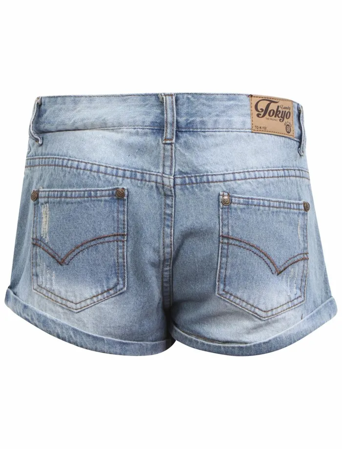 Women Shorts Tokyo Laundry Liberty Denim Shorts Blue