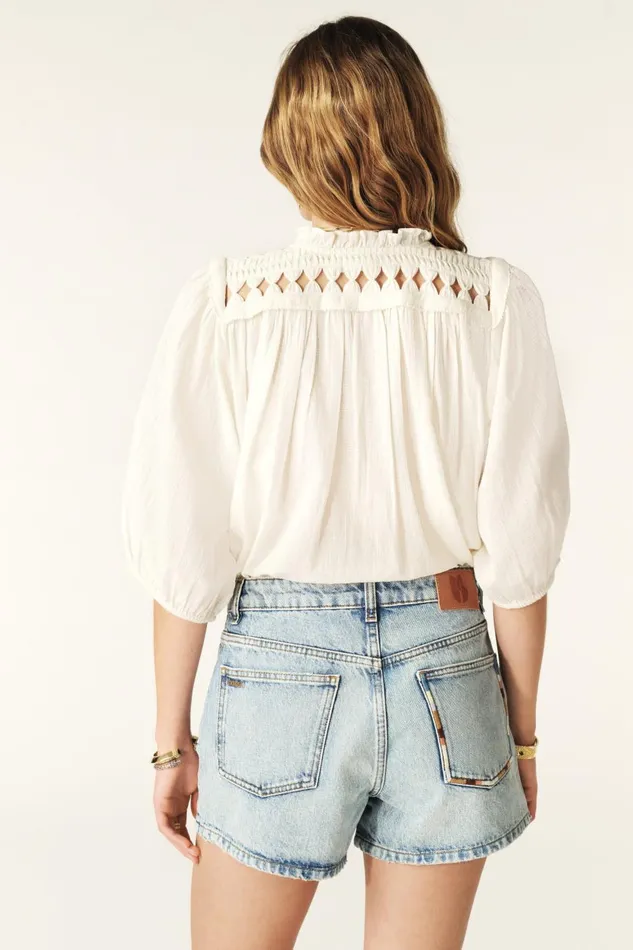 Women Skirts and Shorts Baandsh Denim Shorts Fegor Blue