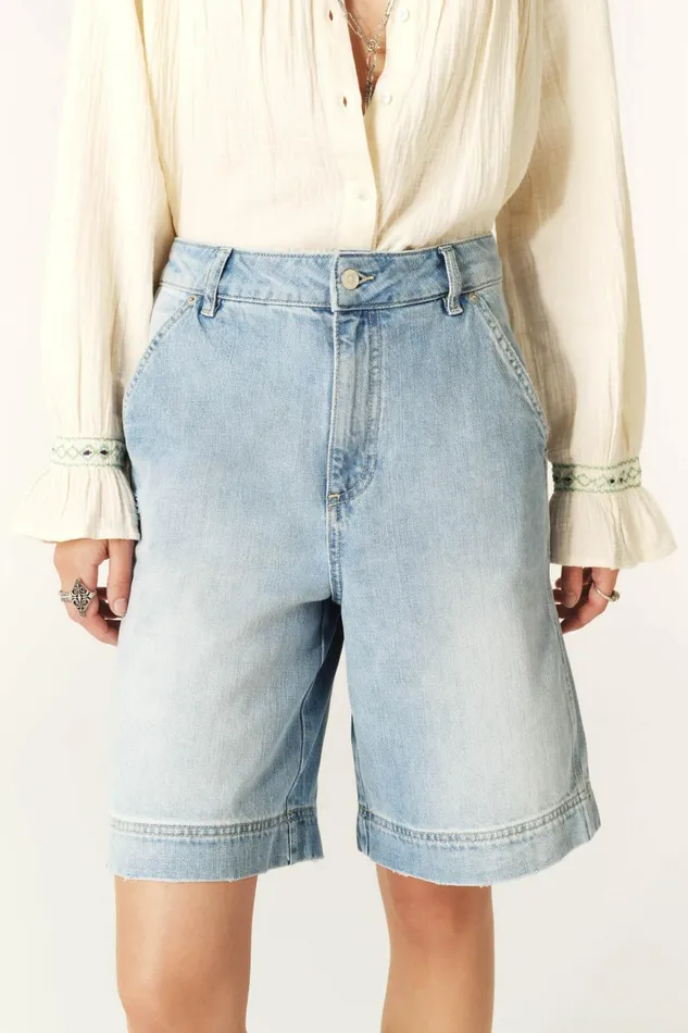Women Skirts and Shorts Baandsh Denim Shorts Jodd Blue