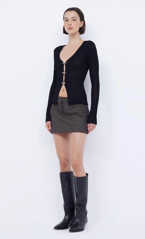 Women Skirts Bec Bridge NOLAN MINI SKIRT 8211 BRONZE