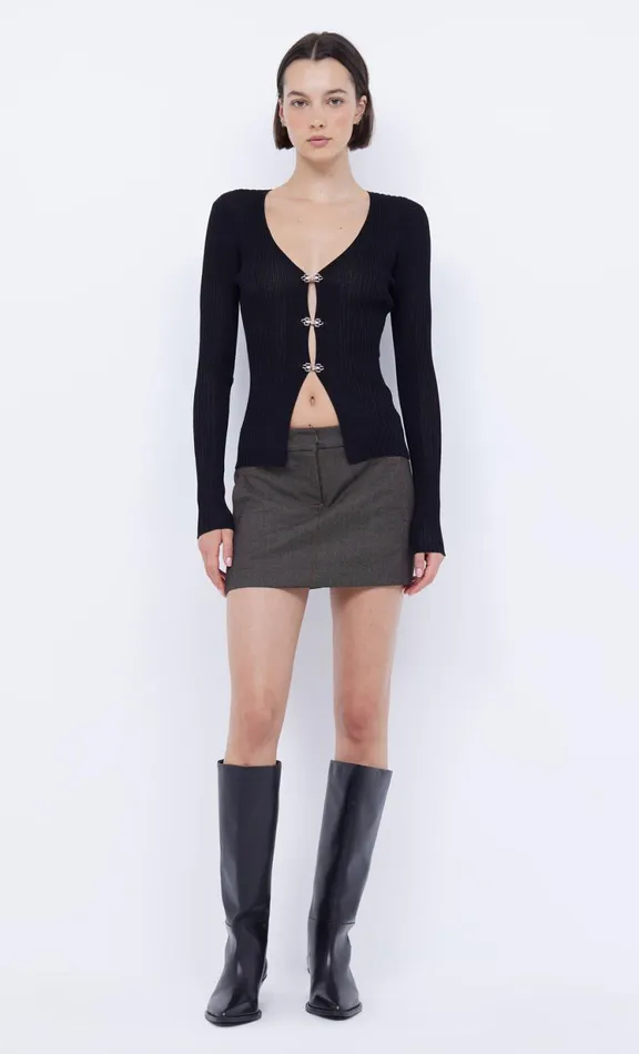 Women Skirts Bec Bridge NOLAN MINI SKIRT 8211 BRONZE