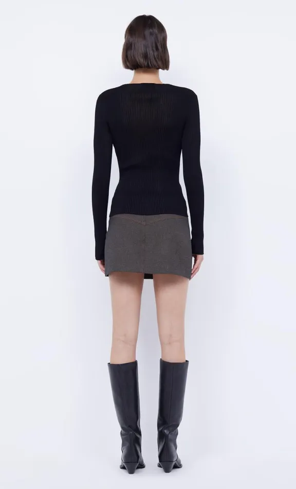 Women Skirts Bec Bridge NOLAN MINI SKIRT 8211 BRONZE