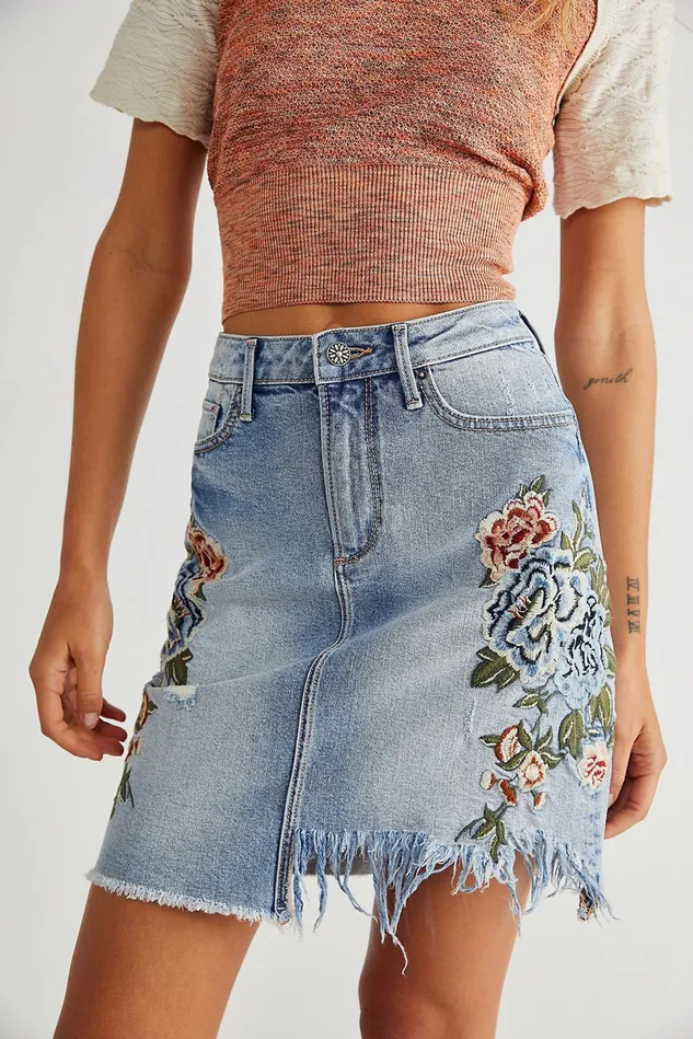 Women Skirts Free People Driftwood Veronica Skirt Seville