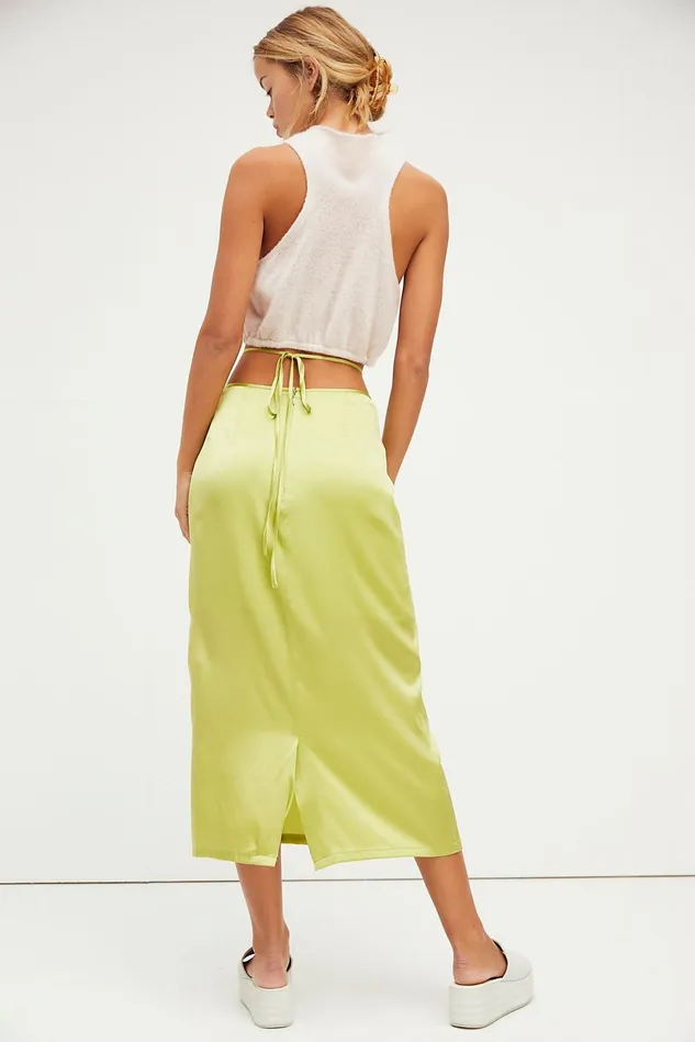 Women Skirts Free People Mariika Skirt Lime
