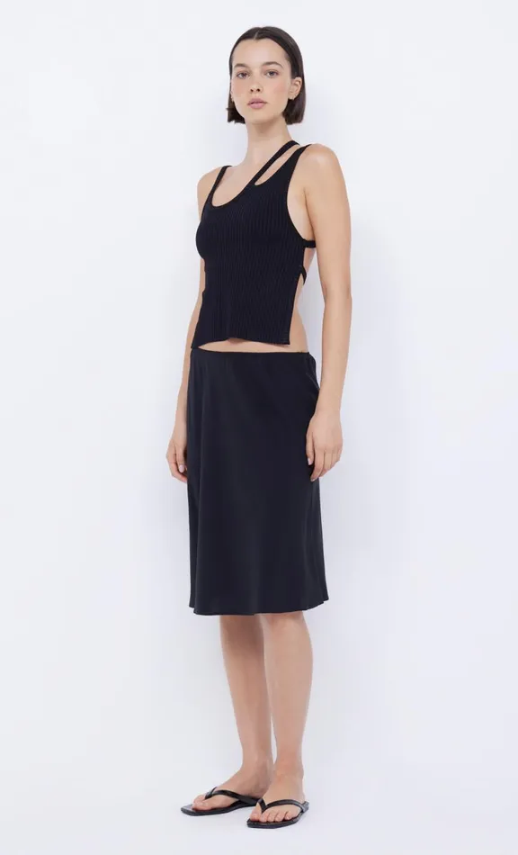 Women Sleeveless Bec Bridge HARI BACKLESS TOP 8211 BLACKBLACK