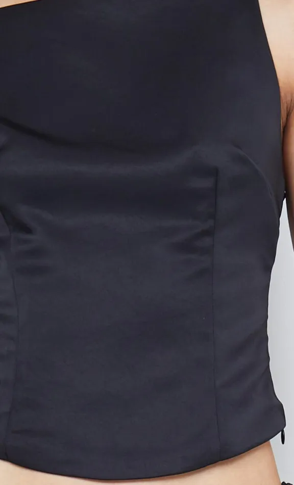 Women Sleeveless Bec Bridge JONES BOATNECK TOP 8211 BLACK