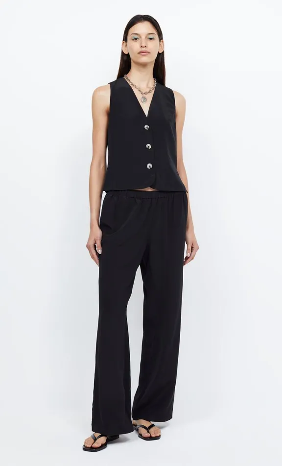 Women Sleeveless Bec Bridge PIPER VEST 8211 BLACK
