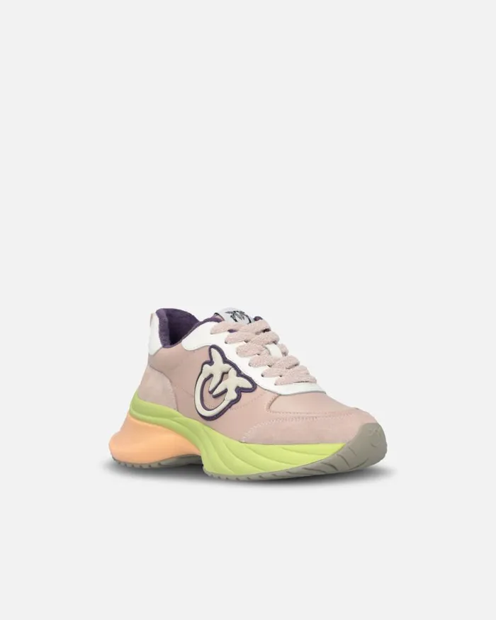 Women Sneakers Pinko Multicoloured ARIEL Sneakers With Suede Details Vexillum Purple Women Sneakers Pinko Multicoloured ARIEL Sneakers With Suede Details Vexillum Purple