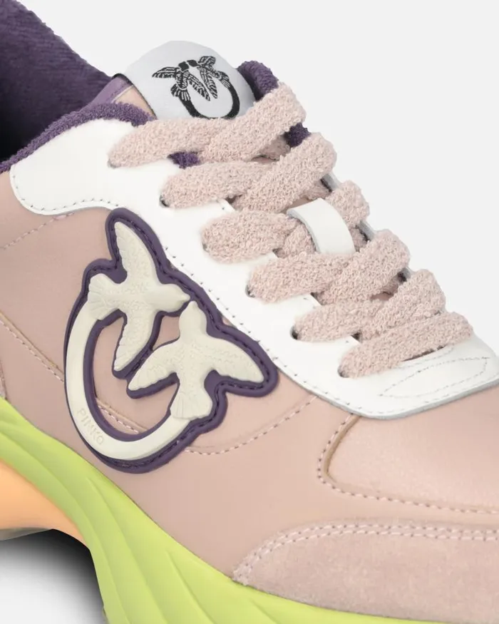 Women Sneakers Pinko Multicoloured ARIEL Sneakers With Suede Details Vexillum Purple Women Sneakers Pinko Multicoloured ARIEL Sneakers With Suede Details Vexillum Purple