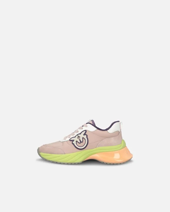 Women Sneakers Pinko Multicoloured ARIEL Sneakers With Suede Details Vexillum Purple Women Sneakers Pinko Multicoloured ARIEL Sneakers With Suede Details Vexillum Purple