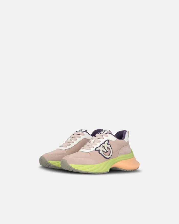 Women Sneakers Pinko Multicoloured ARIEL Sneakers With Suede Details Vexillum Purple Women Sneakers Pinko Multicoloured ARIEL Sneakers With Suede Details Vexillum Purple