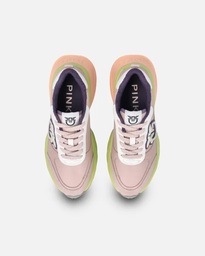 Women Sneakers Pinko Multicoloured ARIEL Sneakers With Suede Details Vexillum Purple Women Sneakers Pinko Multicoloured ARIEL Sneakers With Suede Details Vexillum Purple