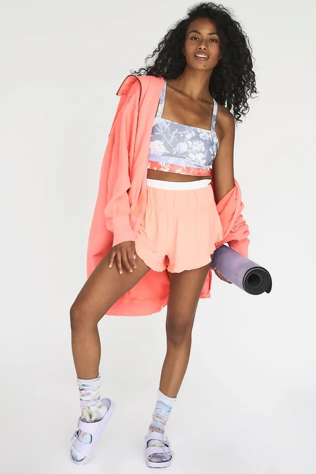 Women Sports Bras Free People Printed Wave Rider Bra Twilight Combo