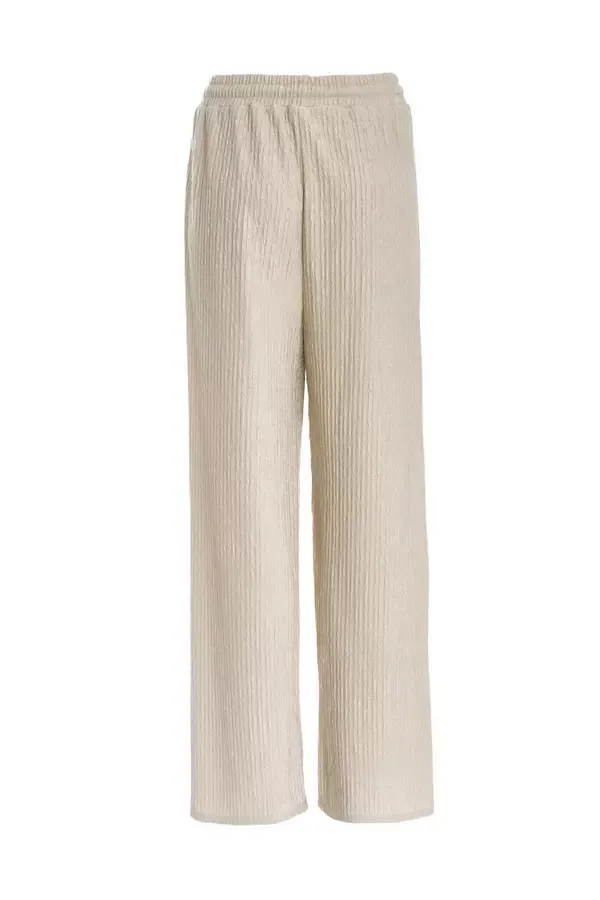 Women Stone Textured Palazzo Trousers Quiz Clothing CoOrds
