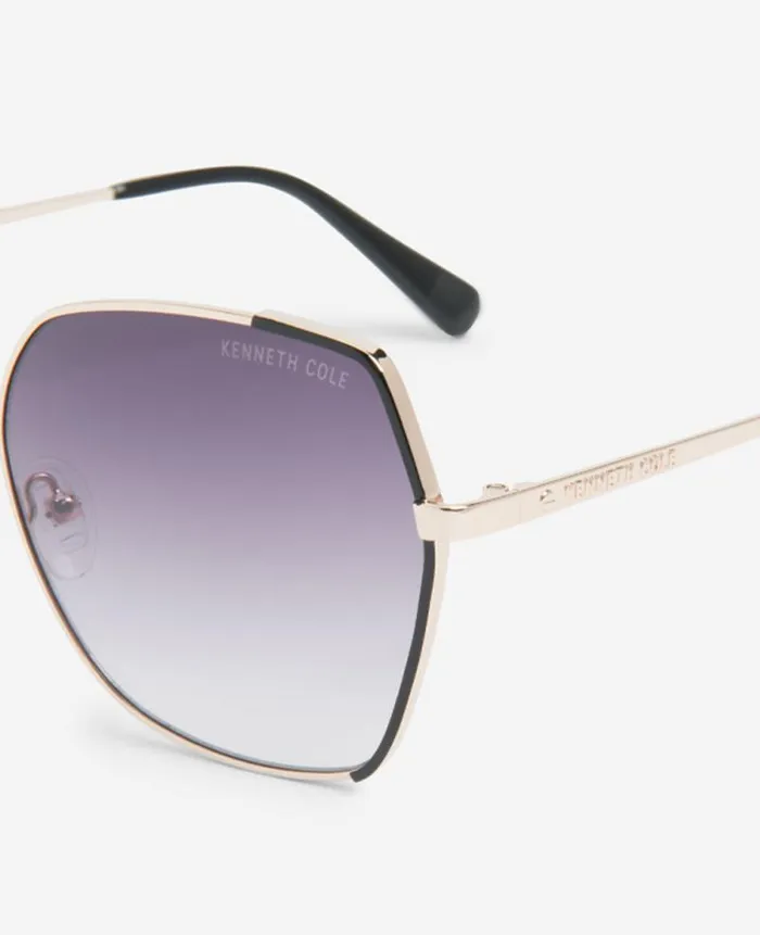 Women Sunglasses Kenneth Cole Metal Geometric Sunglasses Metallic Women Sunglasses Kenneth Cole Metal Geometric Sunglasses Metallic