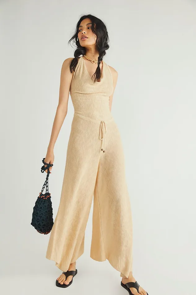 Women Sweater Dresses Free People Everly Sweater OnePiece Marzipan