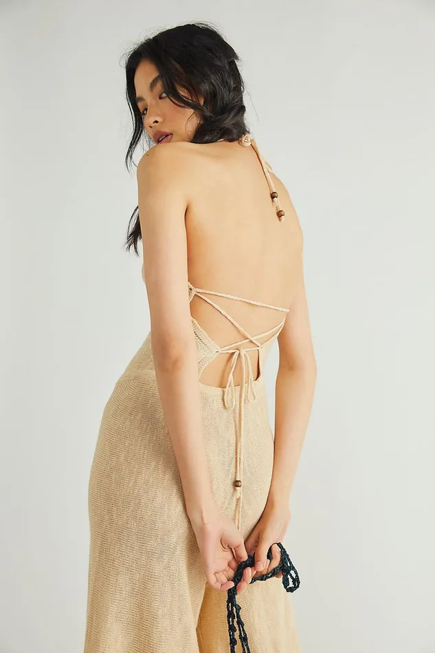 Women Sweater Dresses Free People Everly Sweater OnePiece Marzipan