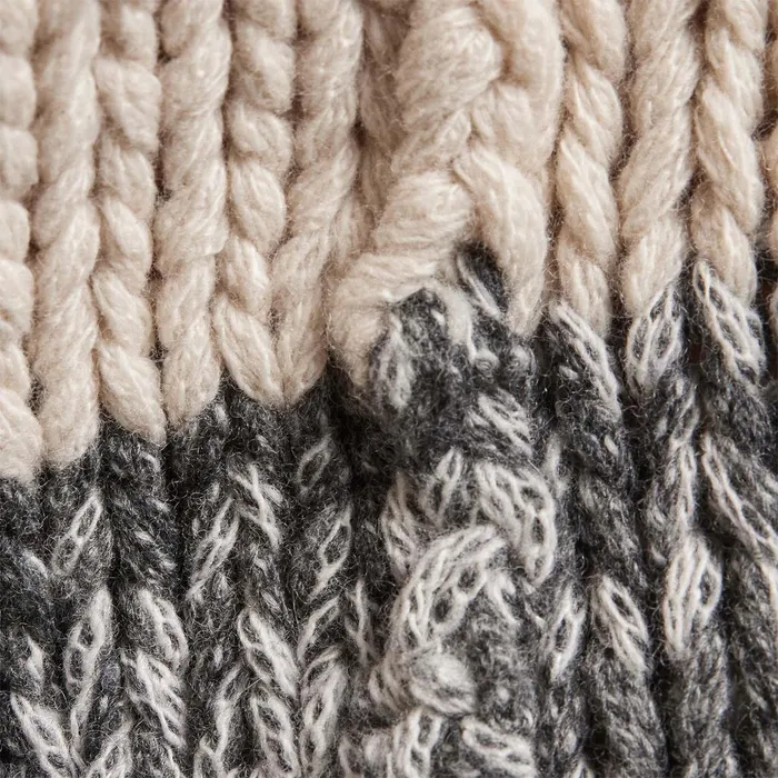 Women Sweaters James Perse Chunky Knit Cardigan Ivorygrey Marl